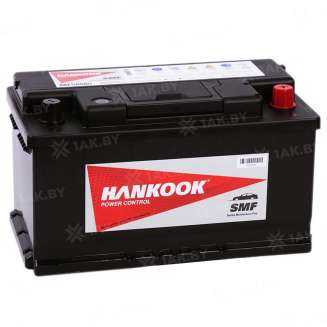 Аккумулятор HANKOOK (80 Ah) 640 A, 12 V Обратная, R+ 0