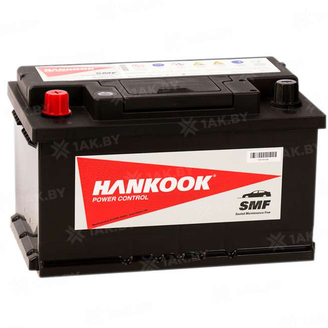 Аккумулятор HANKOOK (74 Ah) 680 A, 12 V Прямая, L+ L3 0