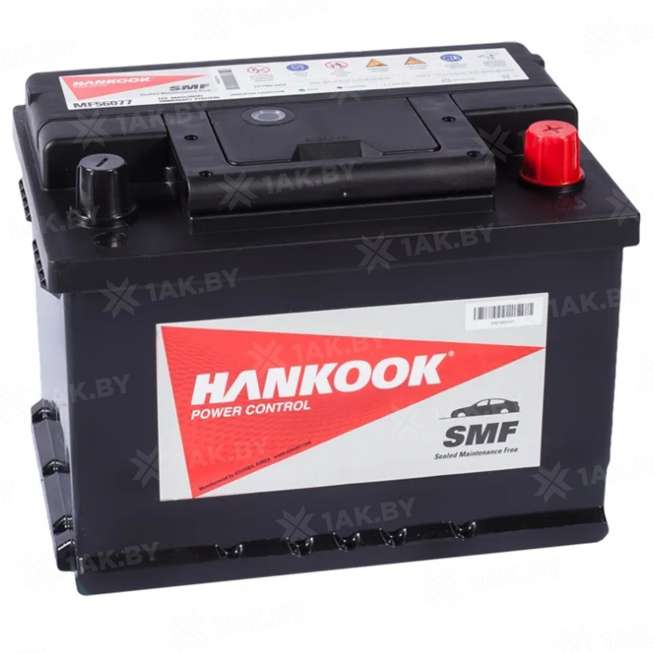 Аккумулятор HANKOOK (62 Ah) 540 A, 12 V Обратная, R+ L2 0