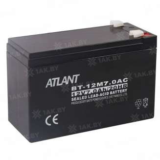 Аккумуляторная батарея Atlant 12V7.0 Ah (F02), Вьетнам 0