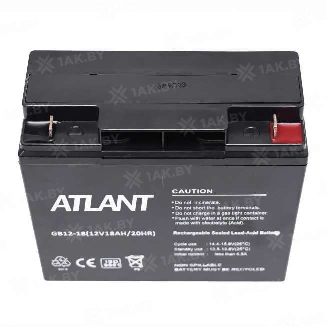 Аккумулятор для ИБП ATLANT (18 Ah) , 12 V  12M18AС 1