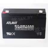 Аккумулятор ATLANT (12 Ah,6 V) AGM 151x50x94 1.6 кг