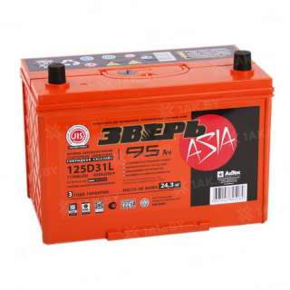 Аккумулятор ЗВЕРЬ (95 Ah) 930 A, 12 V Обратная, R+ D31