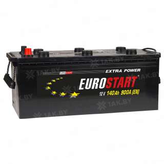 Аккумулятор EUROSTART Extra Power (140 Ah) 900 A, 12 V Прямая, L+ D4 00041020 Аккумулятор EUROSTART Extra Power (140 Ah) 900 A, 12 V Прямая, L+ D4 00041020