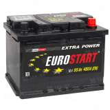 Аккумулятор EUROSTART Extra Power (55 Ah) 480 A, 12 V Обратная, R+ L2 EU550E