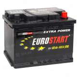Аккумулятор EUROSTART Extra Power (60 Ah) 480 A, 12 V Обратная, R+ L2 EU600E