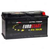Аккумулятор EUROSTART Extra Power (90 Ah) 700 A, 12 V Обратная, R+ EU900E