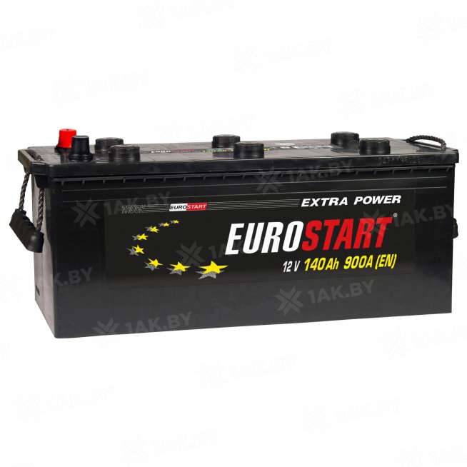 Аккумулятор EUROSTART Extra Power (140 Ah) 900 A, 12 V Обратная, R+ D4 EU1404E 0