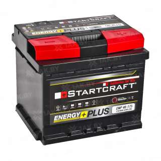 Аккумулятор STARTCRAFT (46 Ah) 420 A, 12 V Обратная, R+ L1 Аккумулятор STARTCRAFT (46 Ah) 420 A, 12 V Обратная, R+ L1