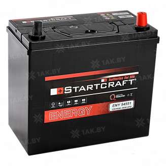 Аккумулятор STARTCRAFT (45 Ah) 360 A, 12 V Обратная, R+ 0