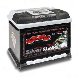 Аккумулятор SZNAJDER Silver (53 Ah) 450 A, 12 V Обратная, R+ LB1 0