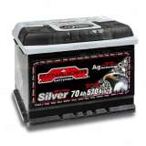 Аккумулятор SZNAJDER Silver (70 Ah) 570 A, 12 V Обратная, R+ L2