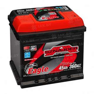 Аккумулятор SZNAJDER Plus (45 Ah) 360 A, 12 V Обратная, R+ L1