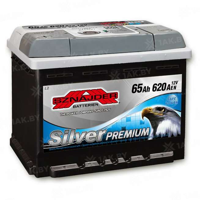 Аккумулятор SZNAJDER Silver (65 Ah) 620 A, 12 V Прямая, L+ L2 0