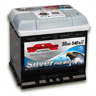 Аккумулятор SZNAJDER Silver (55 Ah) 540 A, 12 V Обратная, R+ L1