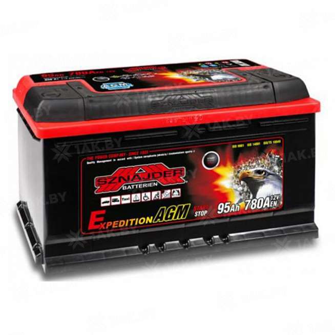 Аккумулятор SZNAJDER Plus (95 Ah) 780 A, 12 V Обратная, R+ L4 0