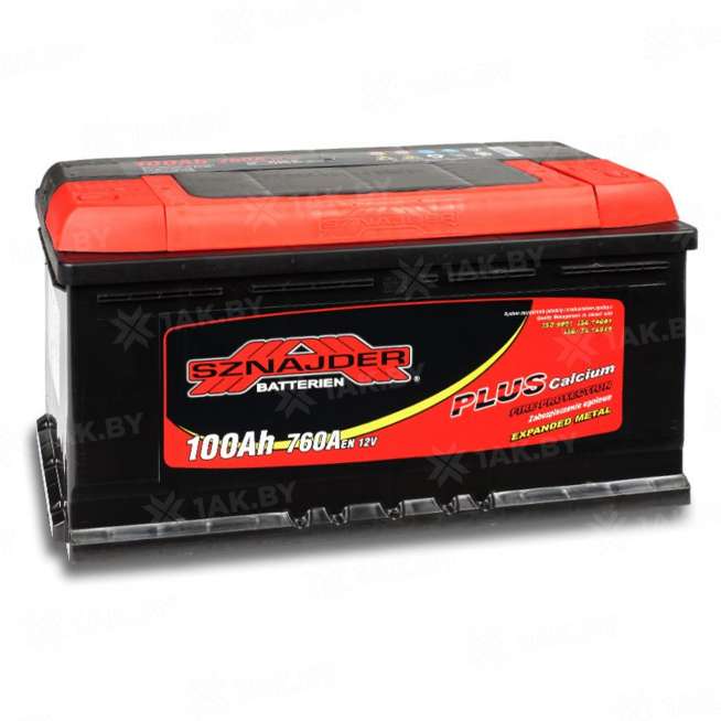 Аккумулятор SZNAJDER Plus (100 Ah) 760 A, 12 V Обратная, R+ L5 0
