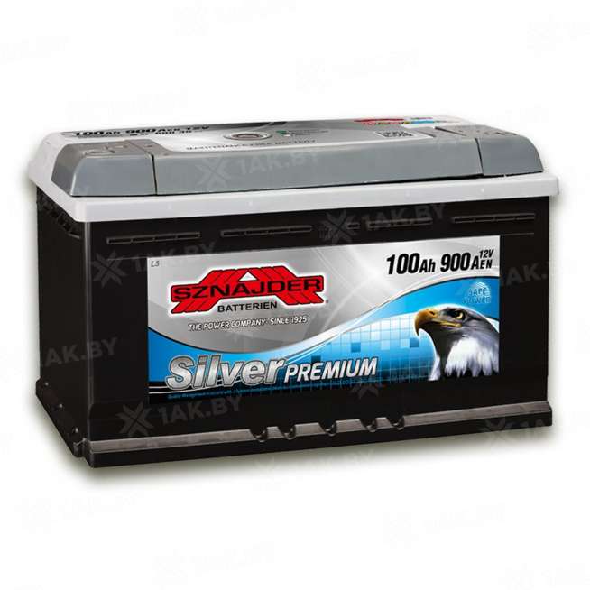 Аккумулятор SZNAJDER Silver (100 Ah) 900 A, 12 V Обратная, R+ L5 0