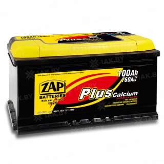 Аккумулятор ZAP PLUS (100 Ah) 760 A, 12 V Обратная, R+ L5 ZAP-600 95 Аккумулятор ZAP PLUS (100 Ah) 760 A, 12 V Обратная, R+ L5 ZAP-600 95
