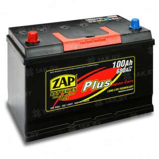 Аккумулятор ZAP PLUS (100 Ah) 680 A, 12 V Прямая, L+ D31 ZAP-600 33 Аккумулятор ZAP PLUS (100 Ah) 680 A, 12 V Прямая, L+ D31 ZAP-600 33