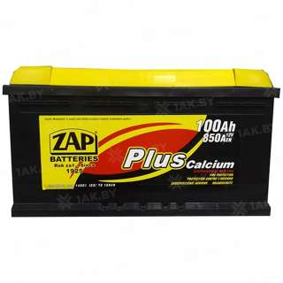 Аккумулятор ZAP PLUS (100 Ah) 850 A, 12 V Прямая, L+ L5 ZAP-600 96 Аккумулятор ZAP PLUS (100 Ah) 850 A, 12 V Прямая, L+ L5 ZAP-600 96
