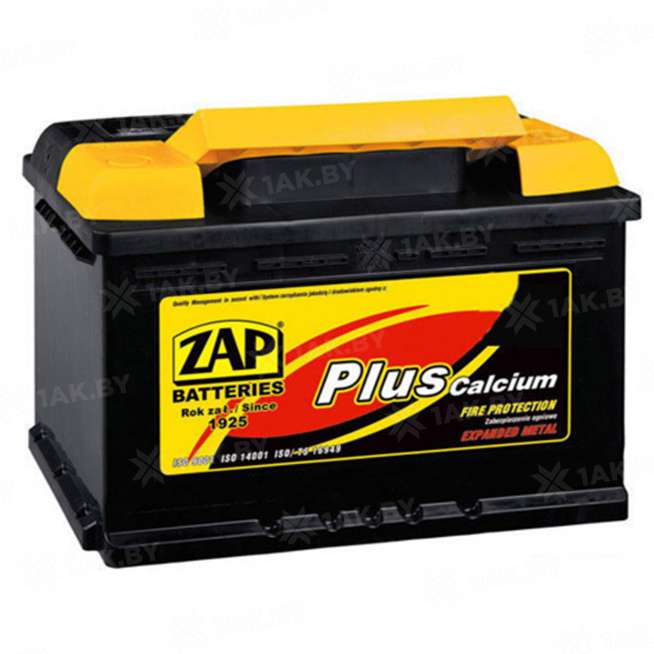 Аккумулятор ZAP PLUS (88 Ah) 640 A, 12 V Обратная, R+ L5 ZAP-588 27 0
