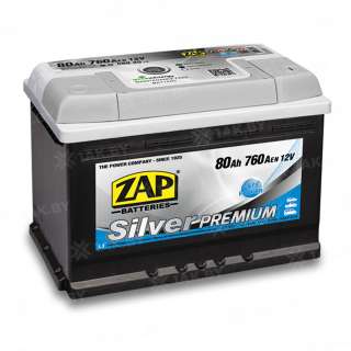 Аккумулятор ZAP PREMIUM (80 Ah) 760 A, 12 V Обратная, R+ L3 ZAP 580 35 Аккумулятор ZAP PREMIUM (80 Ah) 760 A, 12 V Обратная, R+ L3 ZAP 580 35