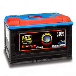 Аккумулятор ZAP ENERGY (110 Ah) 680 A, 12 V Обратная, R+ D2 ZAP-961 07 Аккумулятор ZAP ENERGY (110 Ah) 680 A, 12 V Обратная, R+ D2 ZAP-961 07