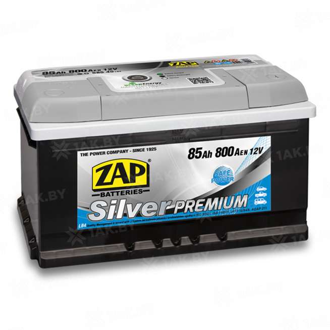 Аккумулятор ZAP PREMIUM (85 Ah) 800 A, 12 V Обратная, R+ LB4 ZAP 585 45 0