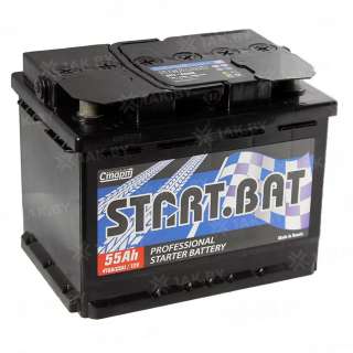 Аккумулятор СТАРТБАТ (55 Ah) 430 A, 12 V Обратная, R+ L2 SB550E