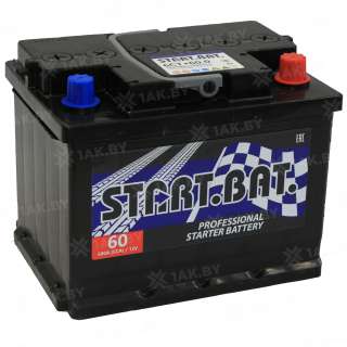Аккумулятор СТАРТБАТ (60 Ah) 460 A, 12 V Обратная, R+ L2 SB600E