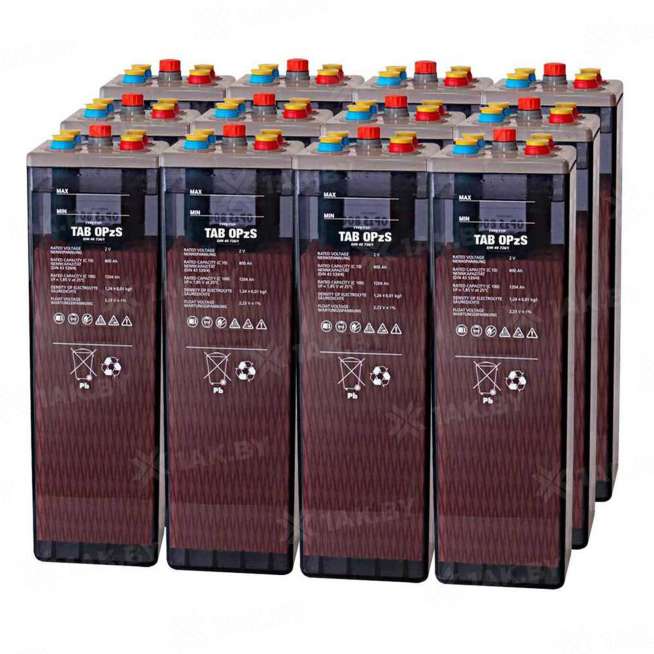 Аккумулятор TAB (100 Ah, 2 V) OPzS 103x206x369 мм 26.6 кг 0