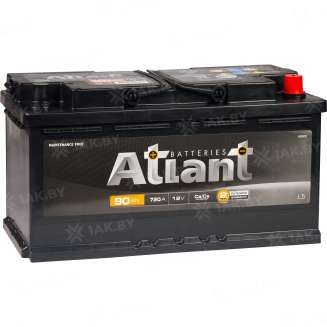 Аккумулятор ATLANT Black (90 Ah) 720 A, 12 V Обратная, R+ AB900SU 2