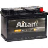 Аккумулятор ATLANT Black (75 Ah) 660 A, 12 V Обратная, R+ AB750SU