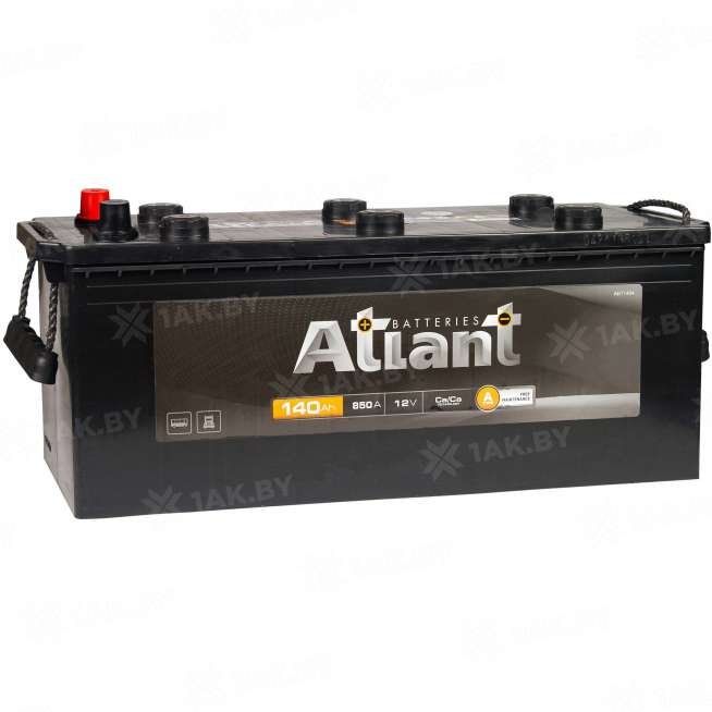 Аккумулятор ATLANT Black (140 Ah) 850 A, 12 V Обратная, R+ D5 AB1404SU 0