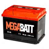 Аккумулятор MEGA BATT (55 Ah) 420 A, 12 V Прямая, L+ L2