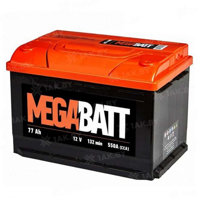 Аккумулятор MEGA BATT (77 Ah) 680 A, 12 V Обратная, R+ L4 0