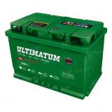 Аккумулятор ULTIMATUM Euro (70 Ah) 650 A, 12 V Обратная, R+ L3
