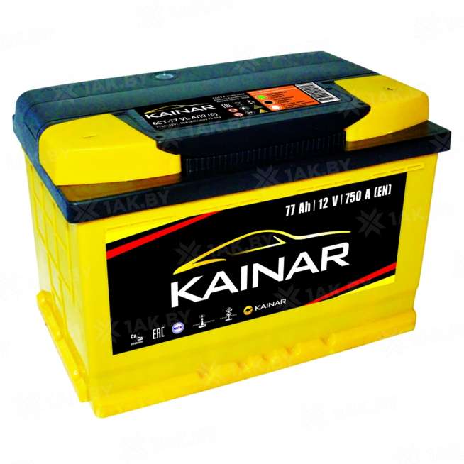 Аккумулятор KAINAR (77 Ah) 750 A, 12 V Обратная, R+ L3 0