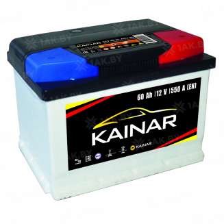 Аккумулятор KAINAR (60 Ah) 550 A, 12 V Обратная, R+ 0