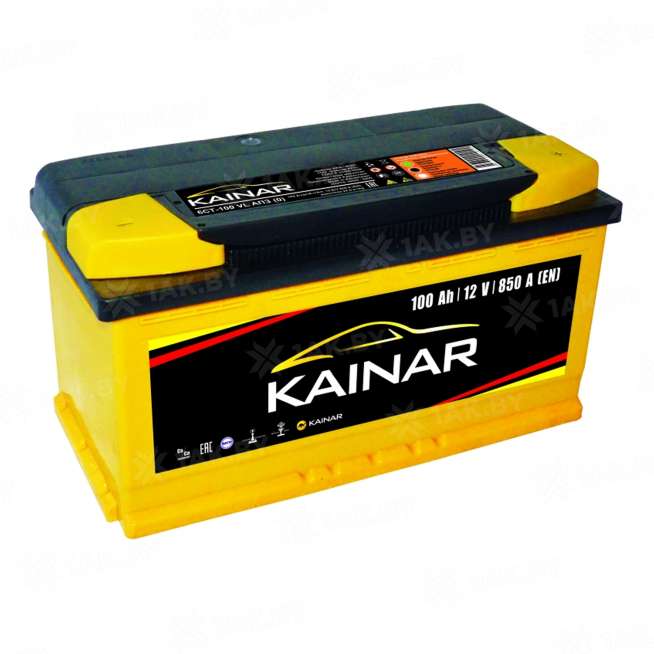 Аккумулятор KAINAR (100 Ah) 850 A, 12 V Обратная, R+ L5 0