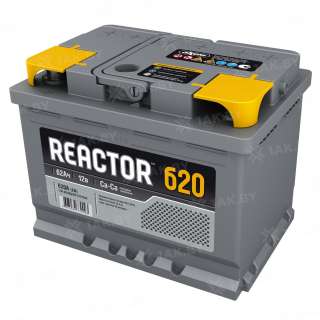 Аккумулятор AKOM REACTOR (62 Ah) 660 A, 12 V Прямая, L+ L2 Аккумулятор AKOM REACTOR (62 Ah) 660 A, 12 V Прямая, L+ L2