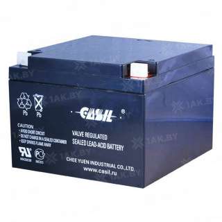 Аккумулятор CASIL для ИБП, детского электромобиля, эхолота (28 Ah,12 V) AGM 166x175x125 8.3 кг Аккумулятор CASIL для ИБП, детского электромобиля, эхолота (28 Ah,12 V) AGM 166x175x125 8.3 кг