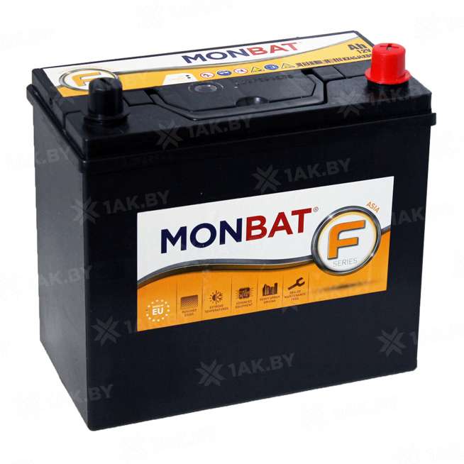 Аккумулятор MONBAT (45 Ah) 330 A, 12 V Обратная, R+ B19 0