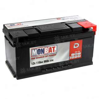 Аккумулятор MONBAT (110 Ah) 860 A, 12 V Обратная, R+ L5