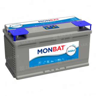 Аккумулятор MONBAT AGM (90 Ah) 850 A, 12 V Обратная, R+ L5 Аккумулятор MONBAT AGM (90 Ah) 850 A, 12 V Обратная, R+ L5