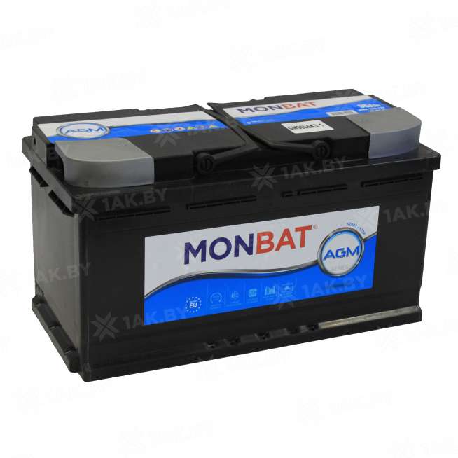 Аккумулятор MONBAT AGM (95 Ah) 860 A, 12 V Обратная, R+ L5 0