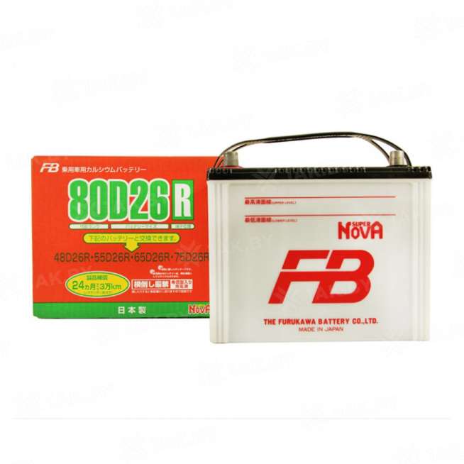 Аккумулятор FURUKAWA (68 Ah) 700 A, 12 V Прямая, L+ D26 0