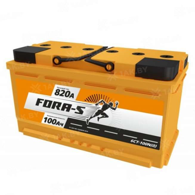 Аккумулятор FORA-S (100 Ah) 820 A, 12 V Обратная, R+ L5 0