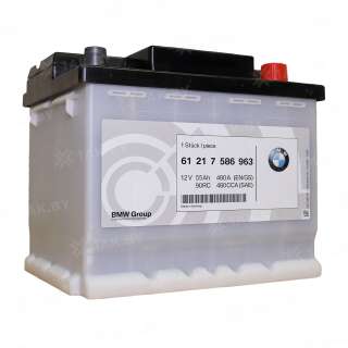Аккумулятор BMW (55 Ah) 480 A, 12 V Обратная, R+ L2 Аккумулятор BMW (55 Ah) 480 A, 12 V Обратная, R+ L2